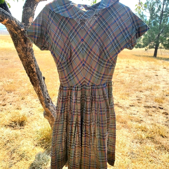 Dan Keller vintage 1940 dress robert kirk Ltd sf - Picture 1 of 5